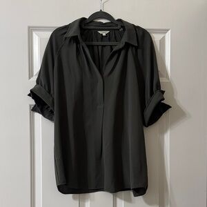 Max Studio Olive Green Blouse